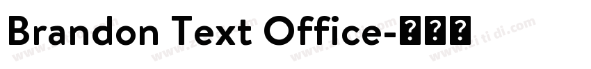 Brandon Text Office字体转换